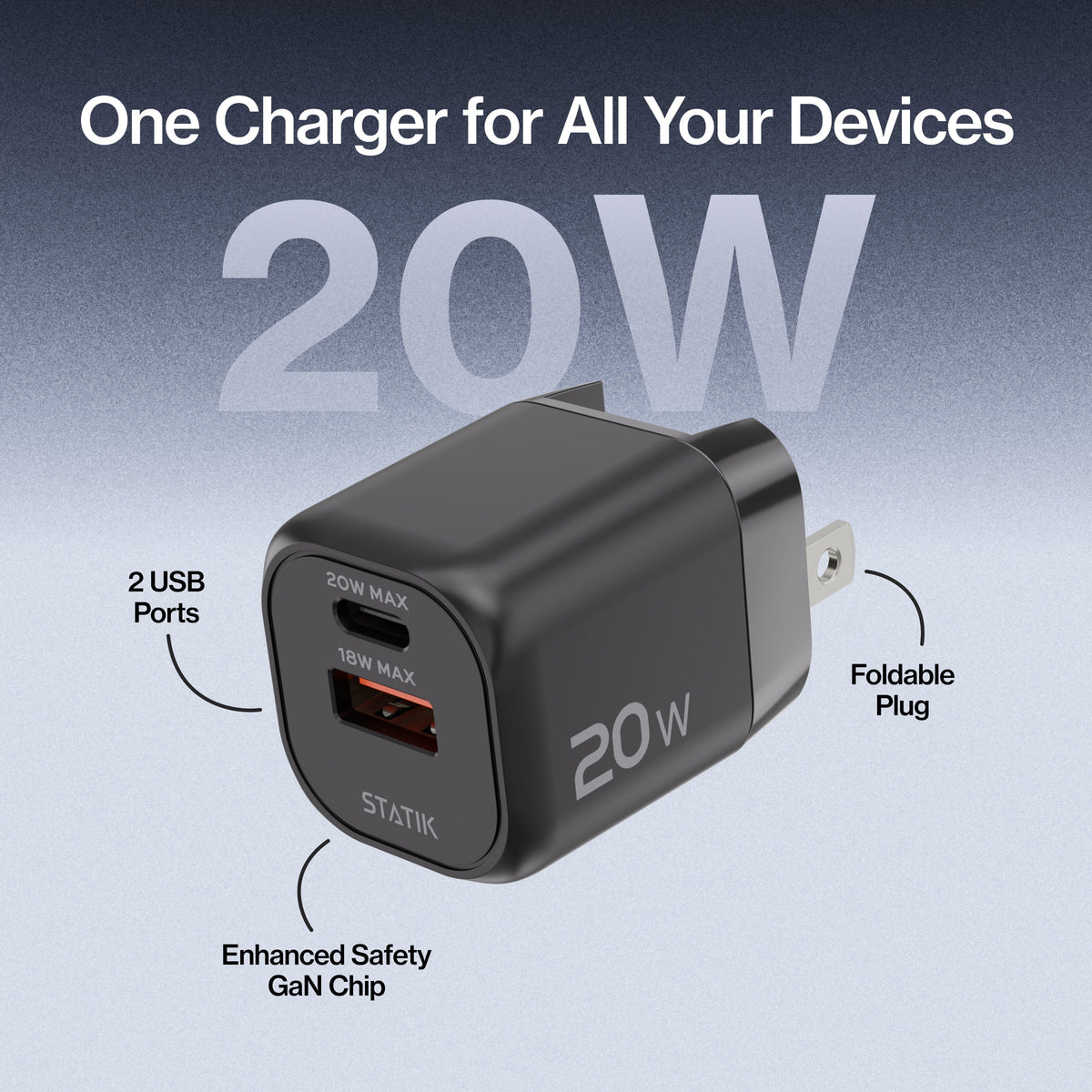20W GaN Power Adapter