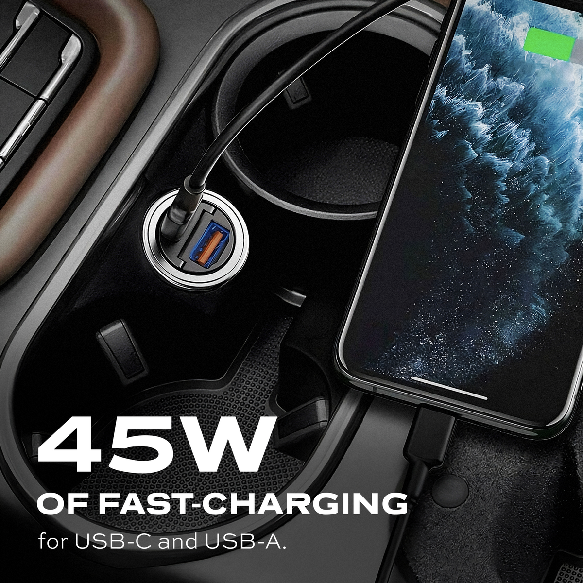 BlitzCharge™ 45W Car Charger