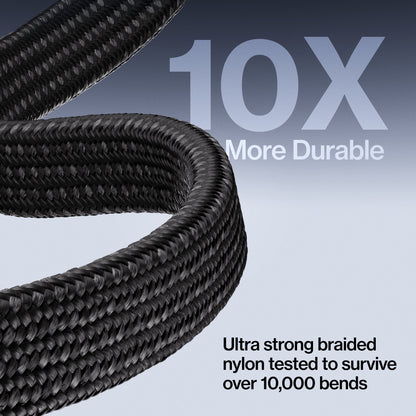 MagStack® Slim | Tangle-Free Magnetic Nylon | Charge & Data Cable
