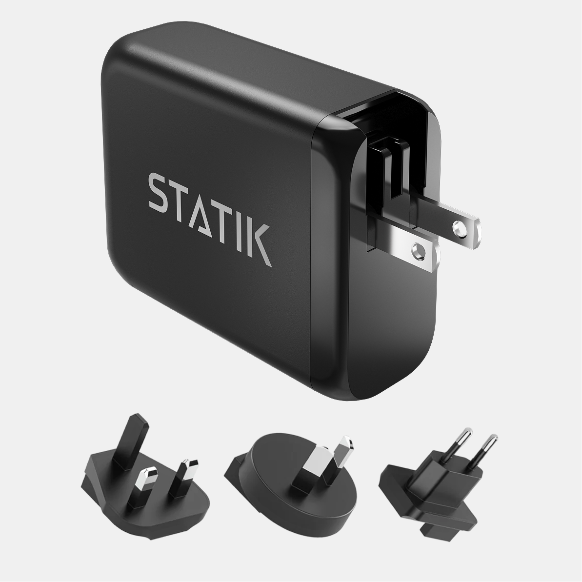 100W GaN Charger Global | Includes 3 International Plug Adapters (EU, UK, AU)
