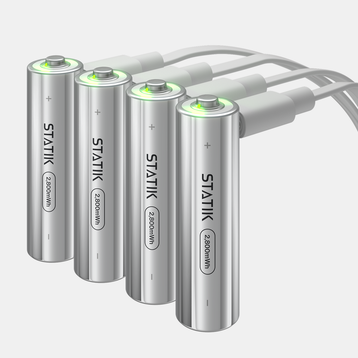 Rechargeable AA Batteries 4-Pack