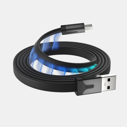 MagStack® Slim | Tangle-Free Magnetic Nylon | Charge & Data Cable